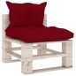 vidaXL Set Salotto Giardino su Pallet Cuscini 6 pz in Legno di Pino vidaXL Set Salotto Giardino su Pallet Cuscini 6 pz in Legno di Pino