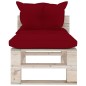 vidaXL Set Salotto Giardino su Pallet Cuscini 6 pz in Legno di Pino vidaXL Set Salotto Giardino su Pallet Cuscini 6 pz in Legno di Pino