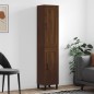 vidaXL Credenza Rovere Marrone 34,5x34x180 cm in Legno Multistrato vidaXL Credenza Rovere Marrone 34,5x34x180 cm in Legno Multistrato
