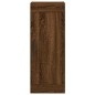 vidaXL Credenza Rovere Marrone 34,5x34x180 cm in Legno Multistrato vidaXL Credenza Rovere Marrone 34,5x34x180 cm in Legno Multistrato