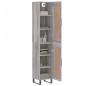 vidaXL Credenza Grigio Sonoma 34,5x34x180 cm in Legno Multistrato vidaXL Credenza Grigio Sonoma 34,5x34x180 cm in Legno Multistrato