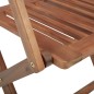 vidaXL Sedie da Giardino Pieghevoli 8 pz con Cuscini Massello Acacia vidaXL Sedie da Giardino Pieghevoli 8 pz con Cuscini Massello Acacia