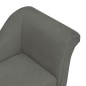 vidaXL Divano per Cani con Cuscino Grigio Scuro 83x44x44 cm in Peluche vidaXL Divano per Cani con Cuscino Grigio Scuro 83x44x44 cm in Peluche