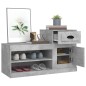 vidaXL Scarpiera Grigio Cemento 100x42x60 cm in Legno Multistrato vidaXL Scarpiera Grigio Cemento 100x42x60 cm in Legno Multistrato