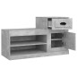 vidaXL Scarpiera Grigio Cemento 100x42x60 cm in Legno Multistrato vidaXL Scarpiera Grigio Cemento 100x42x60 cm in Legno Multistrato