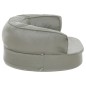 vidaXL Materasso Ergonomico per Cani 60x42 cm Effetto Lino Grigio vidaXL Materasso Ergonomico per Cani 60x42 cm Effetto Lino Grigio