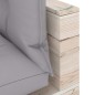 vidaXL Salotto da Giardino su Pallet 8 pz con Cuscini in Legno di Pino