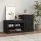 vidaXL Scarpiera Nera 100x42x60 cm in Legno Multistrato vidaXL Scarpiera Nera 100x42x60 cm in Legno Multistrato