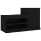 vidaXL Scarpiera Nera 100x42x60 cm in Legno Multistrato vidaXL Scarpiera Nera 100x42x60 cm in Legno Multistrato