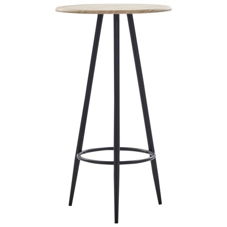 vidaXL Set da Bar 5 pz in Plastica Nero
