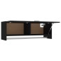 vidaXL Armadio Nero 100x32,5x35 cm in Truciolato vidaXL Armadio Nero 100x32,5x35 cm in Truciolato