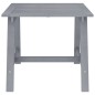 vidaXL Set Pranzo da Giardino 5 pz in Legno Massello di Acacia Grigio
