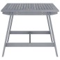 vidaXL Set Pranzo da Giardino 5 pz in Legno Massello di Acacia Grigio
