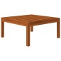 vidaXL Set Divani da Giardino 4 pz con Cuscini Crema Massello Acacia