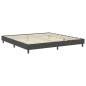 vidaXL Letto a Molle Grigio Scuro in Tessuto 200x200 cm vidaXL Letto a Molle Grigio Scuro in Tessuto 200x200 cm