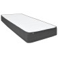 vidaXL Letto a Molle Grigio Scuro in Tessuto 200x200 cm vidaXL Letto a Molle Grigio Scuro in Tessuto 200x200 cm