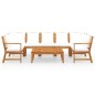 vidaXL Set Divani da Giardino 9 pz con Cuscini Crema in Legno Acacia vidaXL Set Divani da Giardino 9 pz con Cuscini Crema in Legno Acacia