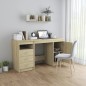 vidaXL Scrivania Rovere Sonoma 140x50x76 cm in Truciolato vidaXL Scrivania Rovere Sonoma 140x50x76 cm in Truciolato