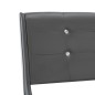 vidaXL Letto con Materasso Grigio in Similpelle 90x200 cm vidaXL Letto con Materasso Grigio in Similpelle 90x200 cm