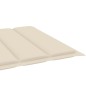 vidaXL Sdraio con Cuscino Legno Massello di Acacia e Acciaio Zincato vidaXL Sdraio con Cuscino Legno Massello di Acacia e Acciaio Zincato