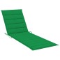 vidaXL Sdraio con Cuscino Legno Massello di Acacia e Acciaio Zincato vidaXL Sdraio con Cuscino Legno Massello di Acacia e Acciaio Zincato