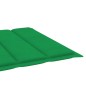 vidaXL Sdraio con Cuscino Legno Massello di Acacia e Acciaio Zincato vidaXL Sdraio con Cuscino Legno Massello di Acacia e Acciaio Zincato