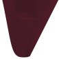 vidaXL Coprisedia in Tessuto Elasticizzato Borgogna 12 pz vidaXL Coprisedia in Tessuto Elasticizzato Borgogna 12 pz