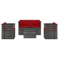 vidaXL Set Divani da Giardino su Pallet 5 pz con Cuscini Massello Pino vidaXL Set Divani da Giardino su Pallet 5 pz con Cuscini Massello Pino