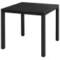 vidaXL Set da Pranzo da Giardino 5 pz in Rattan PVC Nero vidaXL Set da Pranzo da Giardino 5 pz in Rattan PVC Nero