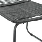 vidaXL Set da Pranzo da Giardino 5 pz in Rattan PVC Nero vidaXL Set da Pranzo da Giardino 5 pz in Rattan PVC Nero