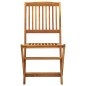 Sedie da Giardino Pieghevoli 4 pz in Legno Massello d'Acacia Sedie da Giardino Pieghevoli 4 pz in Legno Massello d'Acacia