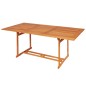 vidaXL Set da Pranzo da Giardino 7 pz in Legno Massello di Teak vidaXL Set da Pranzo da Giardino 7 pz in Legno Massello di Teak