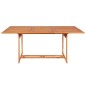 vidaXL Set da Pranzo da Giardino 7 pz in Legno Massello di Teak vidaXL Set da Pranzo da Giardino 7 pz in Legno Massello di Teak