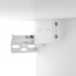 Set Mobili Porta TV 3 pz Bianco in Legno Multistrato Set Mobili Porta TV 3 pz Bianco in Legno Multistrato