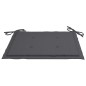 vidaXL Sedie da Giardino 2 pz con Cuscini Antracite Massello di Teak vidaXL Sedie da Giardino 2 pz con Cuscini Antracite Massello di Teak