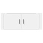 Mobile Porta TV a Parete Bianco 100x34,5x40 cm Mobile Porta TV a Parete Bianco 100x34,5x40 cm