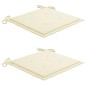 vidaXL Set da Pranzo Giardino Pieghevole 3 pz Cuscino Massello di Teak vidaXL Set da Pranzo Giardino Pieghevole 3 pz Cuscino Massello di Teak