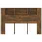 Testiera con Scomparti Rovere Fumo 160x18,5x104,5 cm Testiera con Scomparti Rovere Fumo 160x18,5x104,5 cm