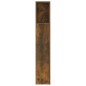 Testiera con Scomparti Rovere Fumo 160x18,5x104,5 cm Testiera con Scomparti Rovere Fumo 160x18,5x104,5 cm