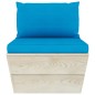 vidaXL Set Divani da Giardino su Pallet 8 pz con Cuscini Legno Abete vidaXL Set Divani da Giardino su Pallet 8 pz con Cuscini Legno Abete