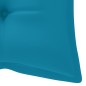 vidaXL Panca da Giardino Pieghevole con Cuscino 118 cm in Bambù vidaXL Panca da Giardino Pieghevole con Cuscino 118 cm in Bambù
