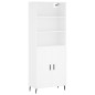 vidaXL Credenza Bianca 69,5x34x180 cm in Legno Multistrato vidaXL Credenza Bianca 69,5x34x180 cm in Legno Multistrato