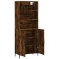 vidaXL Credenza Rovere Fumo 69,5x34x180 cm in Legno Multistrato vidaXL Credenza Rovere Fumo 69,5x34x180 cm in Legno Multistrato