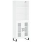 vidaXL Credenza Bianca 69,5x34x180 cm in Legno Multistrato vidaXL Credenza Bianca 69,5x34x180 cm in Legno Multistrato