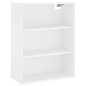 vidaXL Credenza Bianca 69,5x34x180 cm in Legno Multistrato vidaXL Credenza Bianca 69,5x34x180 cm in Legno Multistrato