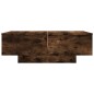 Tavolino da Salotto Rovere Fumo 90x60x31 cm Legno Multistrato