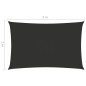 Parasole a Vela Oxford Rettangolare 2x5 m Antracite Parasole a Vela Oxford Rettangolare 2x5 m Antracite