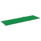 vidaXL Lettino da Giardino con Cuscino Verde Legno Pino Impregnato vidaXL Lettino da Giardino con Cuscino Verde Legno Pino Impregnato