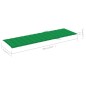 vidaXL Lettino da Giardino con Cuscino Verde Legno Pino Impregnato vidaXL Lettino da Giardino con Cuscino Verde Legno Pino Impregnato