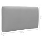 vidaXL Set Divani in Pallet con Cuscini 4 pz in Pino Impregnato Grigio